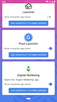 Pixel Shortcuts android App screenshot 1